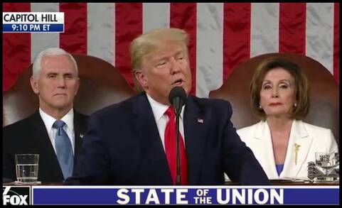 Trump, Trump Speech, State of the nation, State of the Union, DJ Trump, Feb 2, 2020